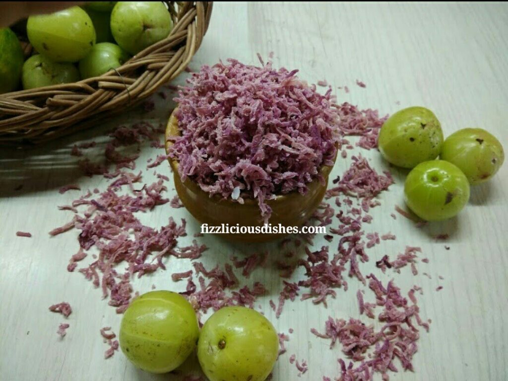 Grated Gooseberry (Awla) Candy