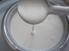 Mix the idli batter gently