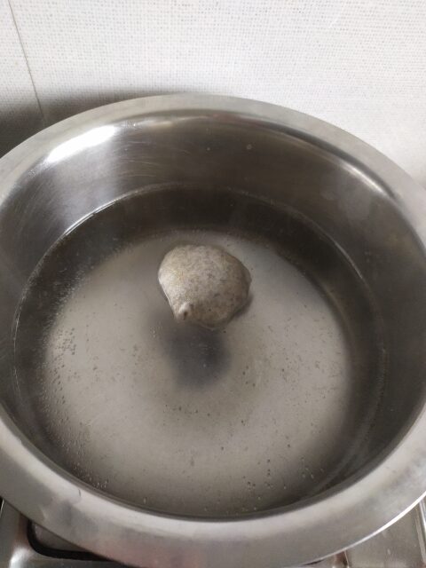 Boil water for rice