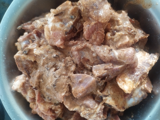 Marinating Mutton