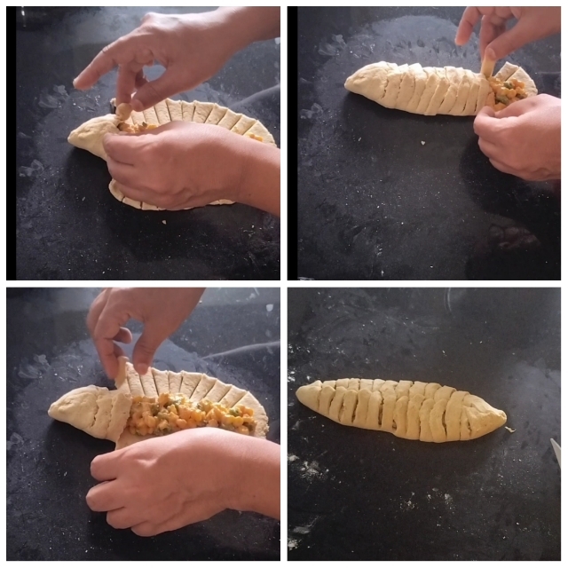 shaping the bread